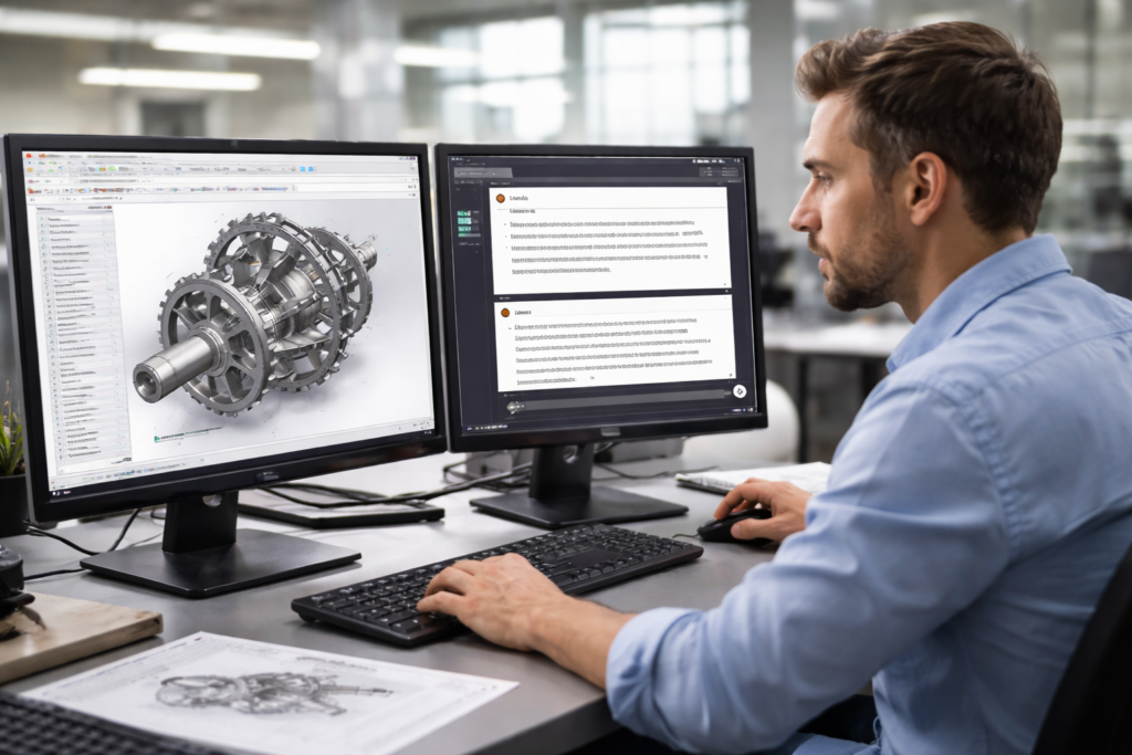 a perfect prompt engineering for CAD modeling workflow with AI tools