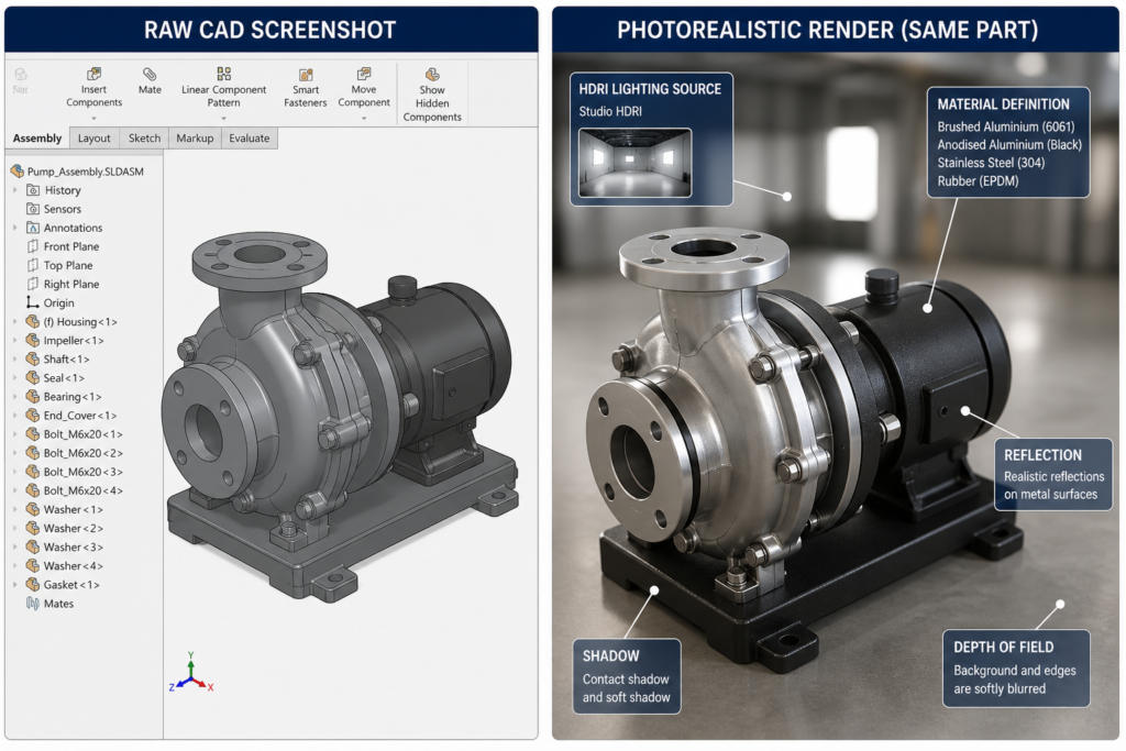 How 3D Rendering Works in Engineering