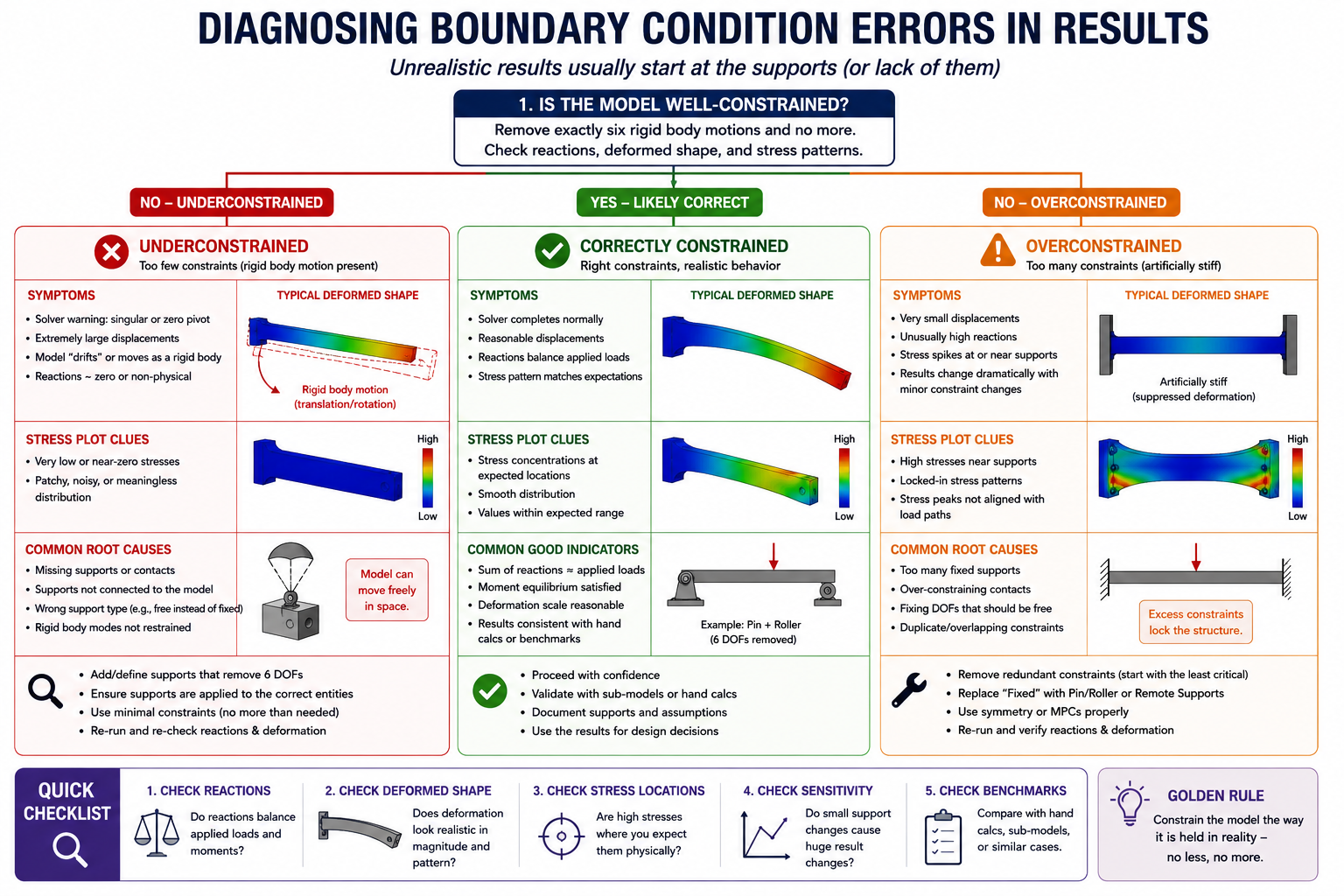 Diagnosing Boundary Condition Errors in Results