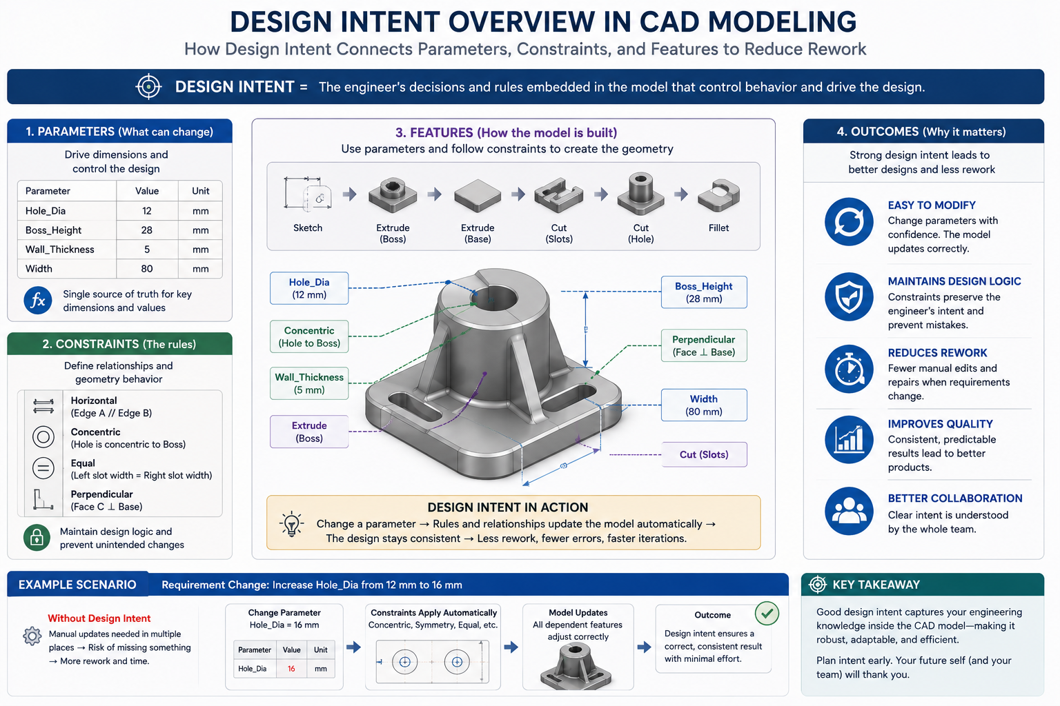 How to Reduce CAD Rework Using Design Intent