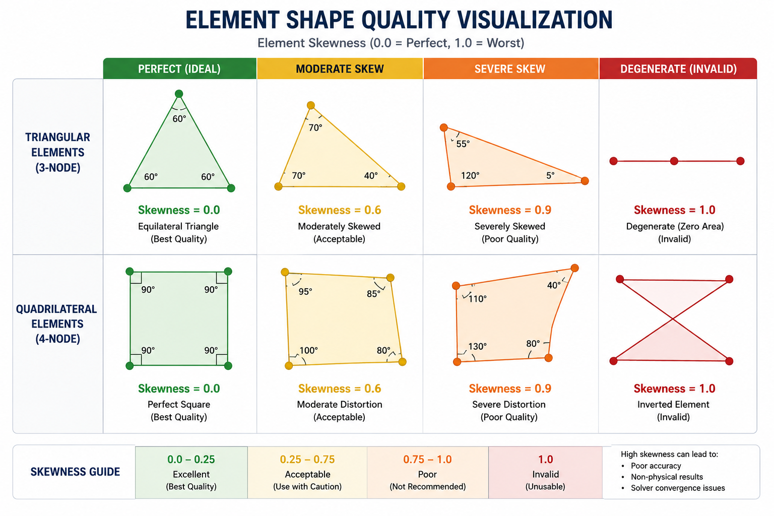 Element Shape Quality Visualization